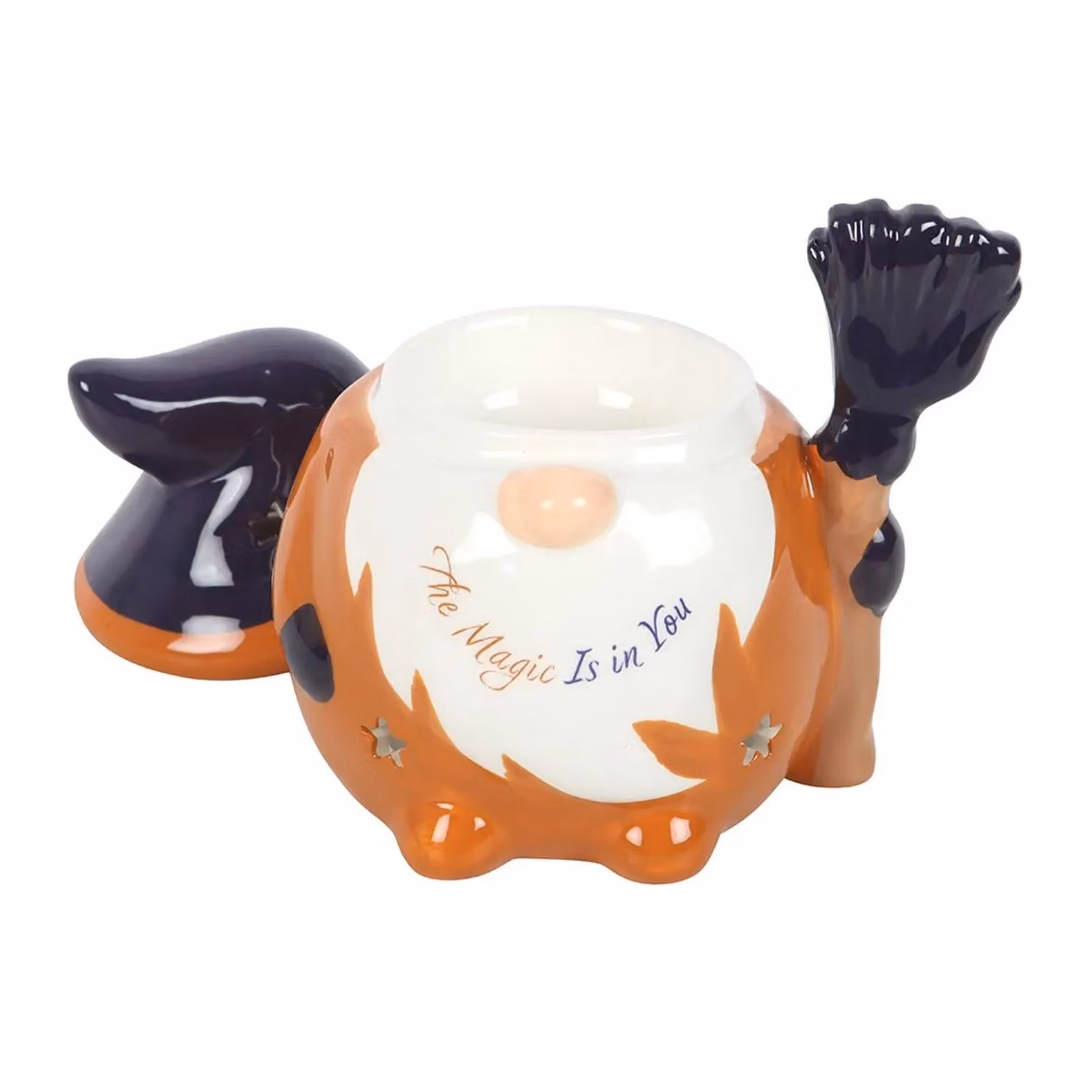Something Different The Magic Is In You Gonk Ceramic Oil Burner in Brown and Multicolour – 3