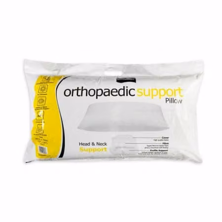 Easycomfort Orthopaedic Firm Support Wedge Pillow, White, Allergy Friendly