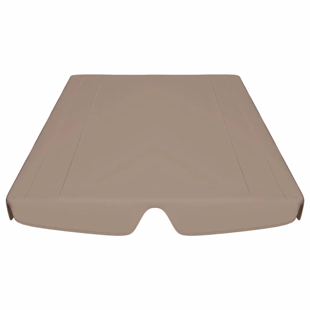 Berkfield Home Replacement Canopy for Garden Swing in Beige, W/D/H: 188 x 145 x 110 cm – 2