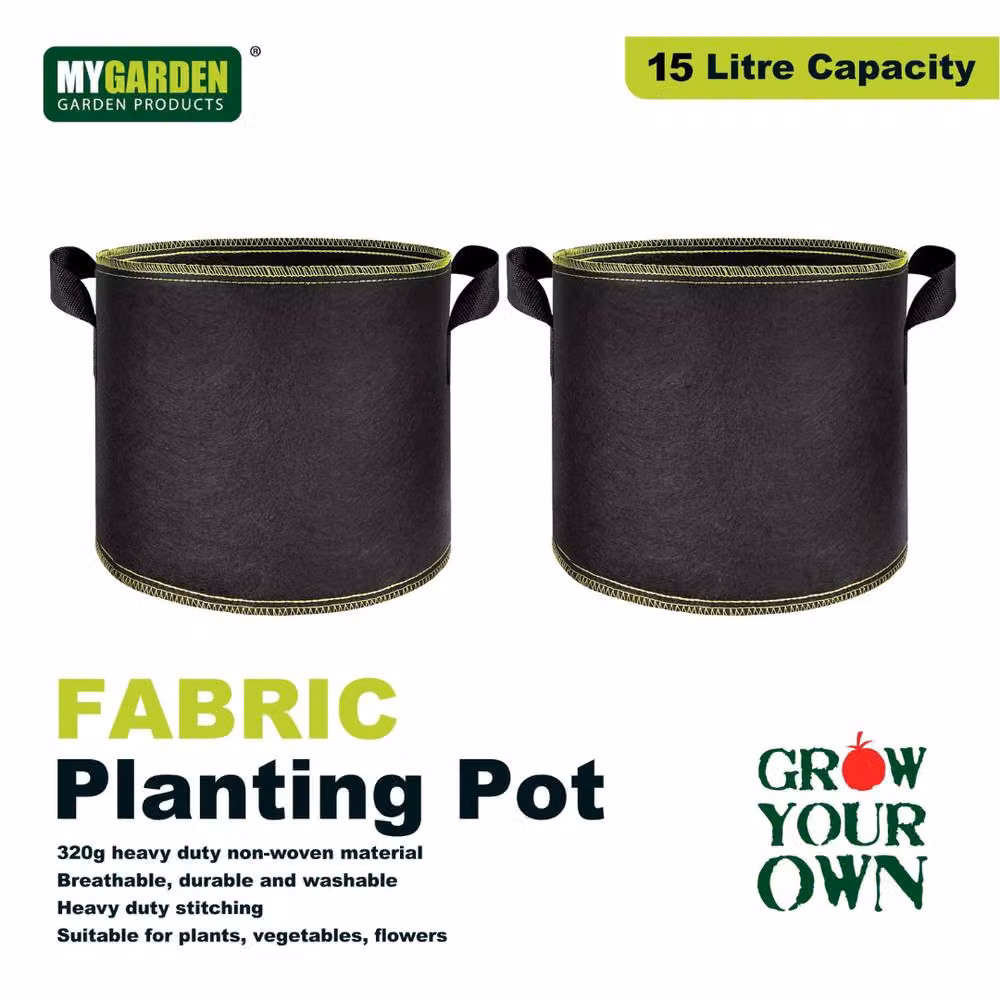 Marco Paul 15L Black Fabric Planting Pot – 6