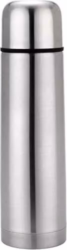 MantraRaj Silver Stainless Steel Double Walled Vacuum Insulated Water Bottle Flask, 1 l – 1
