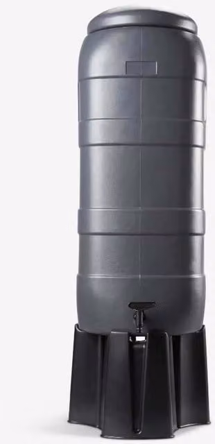 EvenGreener Mini Rainsaver Freestanding Water Butt Kit in Anthracite Grey
