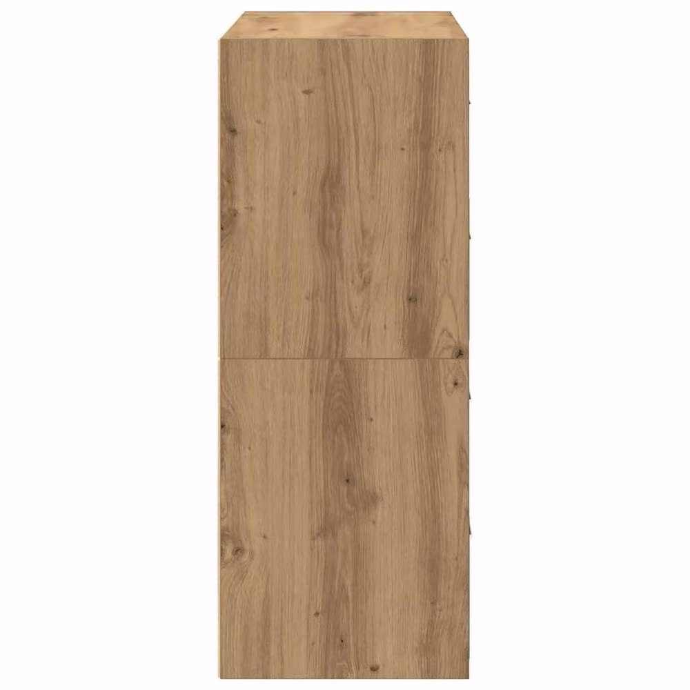 Berkfield Home Artisan Oak Cabinets with 2 Drawers, Set of 2, Brown, W/D/H: 60 x 31 x 40 cm – 2