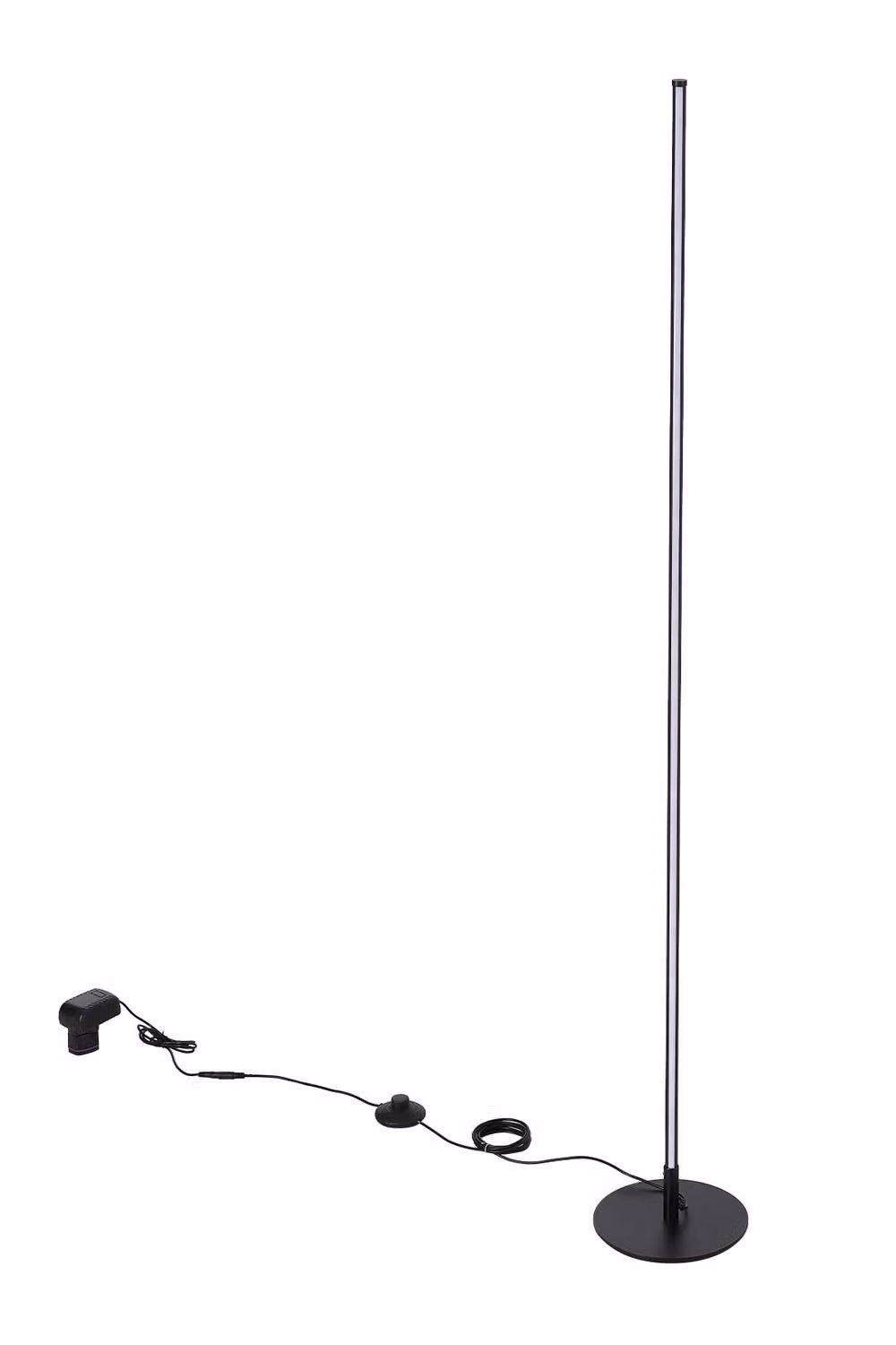 Garden Sanctuary Dimmable LED Floor Lamp with Remote Control in Black – 3