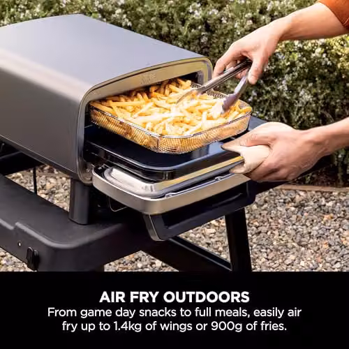 Ninja Artisan Electric Outdoor Pizza Oven and Air Fryer, Grey, W/D/H: 37.0 x 59.0 x 42.0 cm – 8