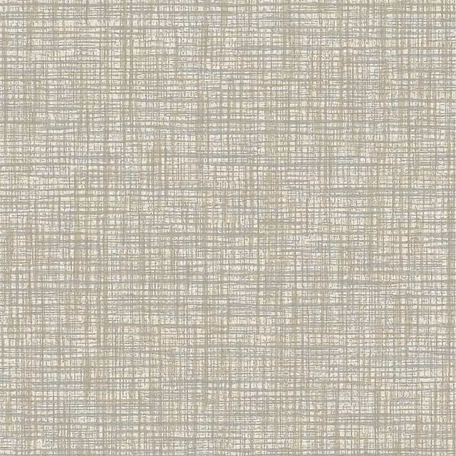 Grandeco Beige Non-Woven Vinyl Wallpaper with Minimalist Plain Texture