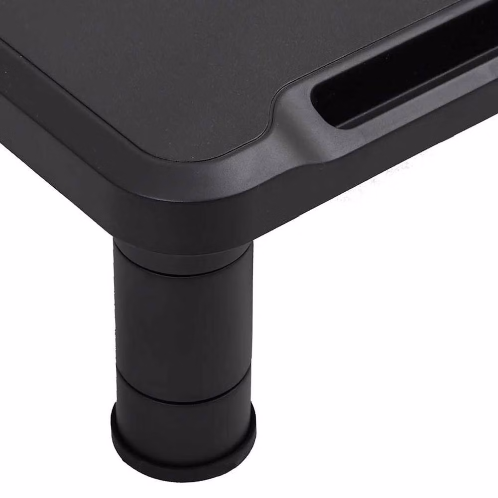 Berkfield Home Monitor Stand in Black, W/D/H: 38 x 24 x 10.5 cm – 4