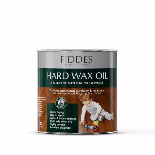 Fiddes Matt Finish Hard Wax Oil, Clear, 250 ml