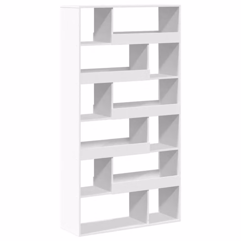 Berkfield Home White Room Divider in MDF, W/D/H: 100 x 33 x 187.5 cm