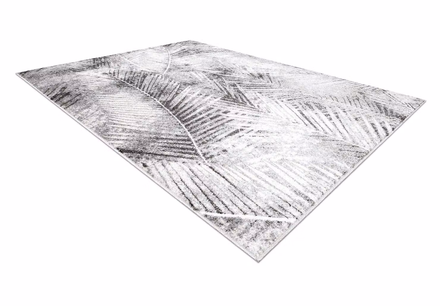 RugsX Mateo Grey Modern High-Low Effect Rectangular Rug, W: 120 cm, D: 170 cm – 2