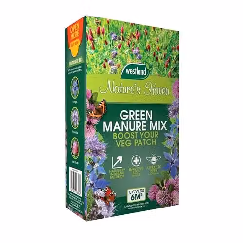 Unwins Nature's Haven Green Manure Wildflower Seed Mix, Multicolour, 1.2kg