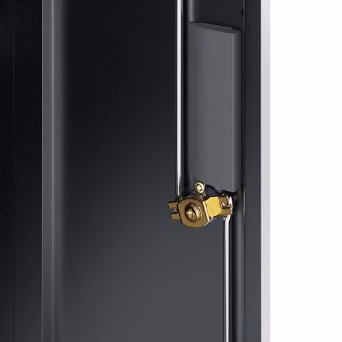 vidaXL Anthracite Metal File Cabinet with Hinged Doors and Lock, W/D/H: 40 x 40 x 90 cm – 4