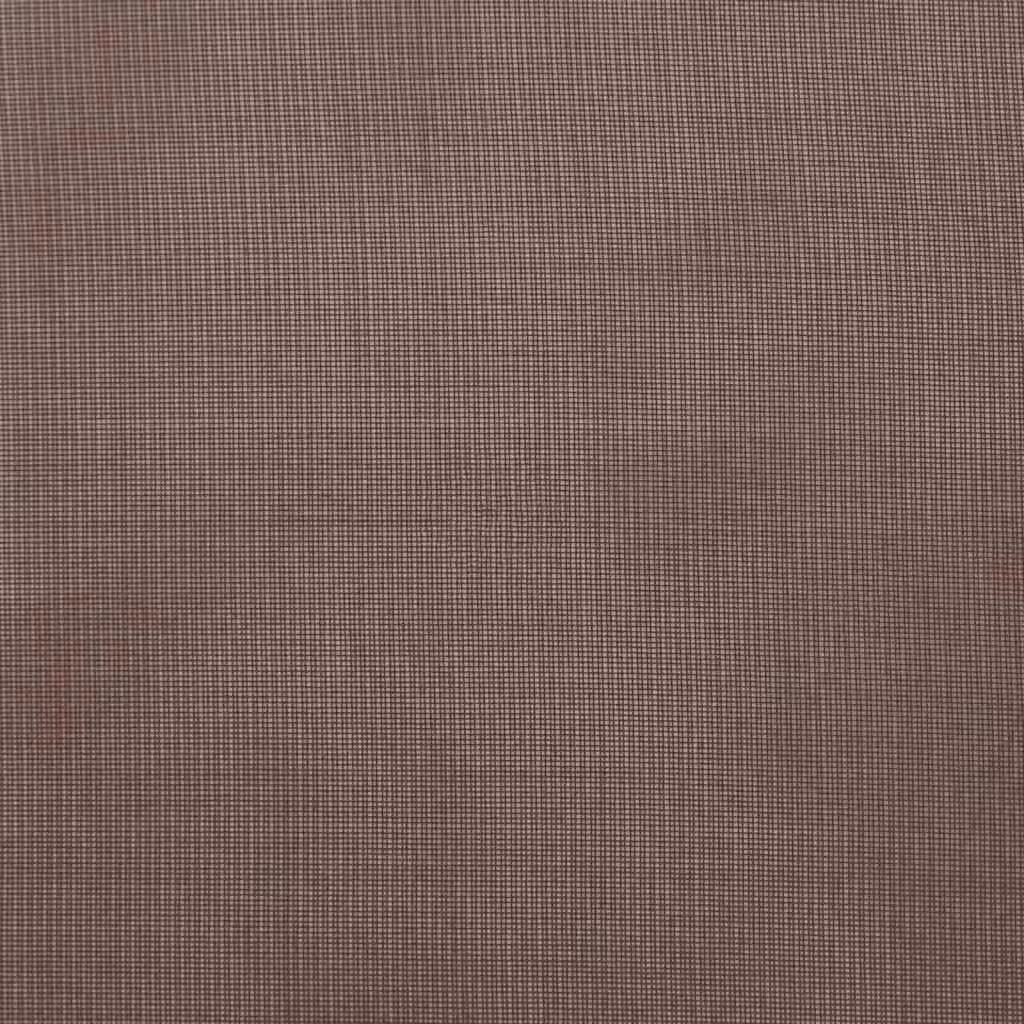 Berkfield Home Brown Voile Fabric Panel Curtains with Eyelets, 2 Pack, W: 140 cm, H: 260 cm – 5