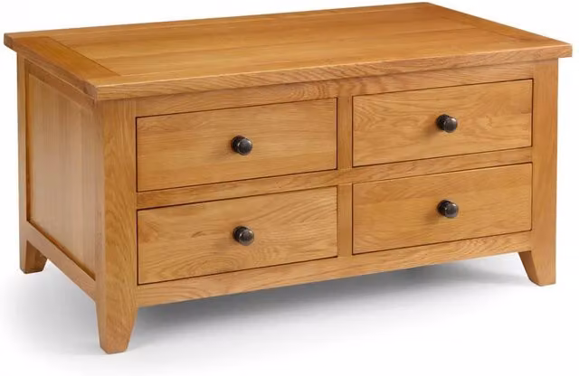 Cheshire Thistlewood 4 Drawer Coffee Table in Light Oak – 1