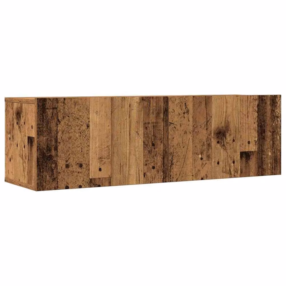 Berkfield Home Classic 7 Piece Wall-Mounted TV Cabinet Set in Brown Engineered Wood – 3