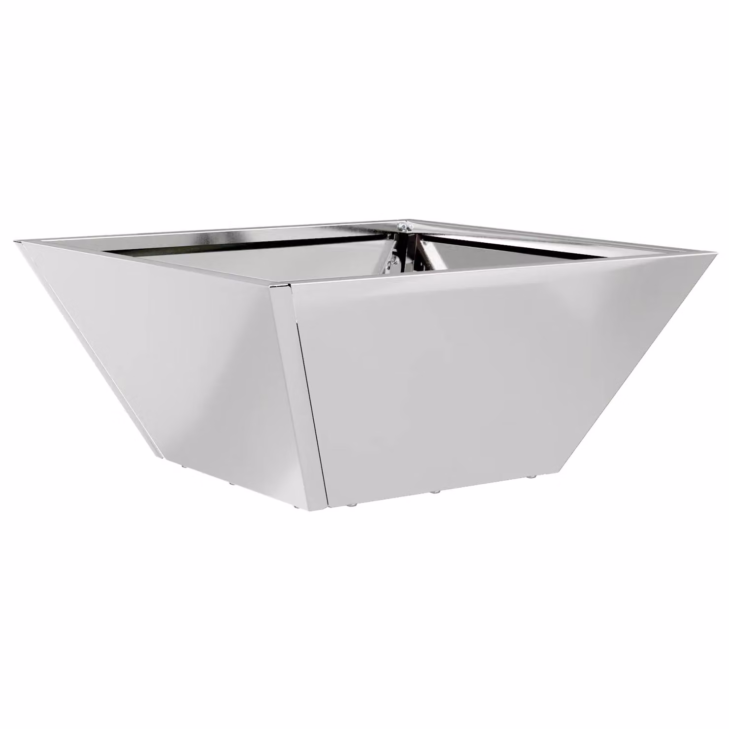 Berkfield Home Garden Bowl Planter in Silver Galvanised Steel, W/D/H: 35 x 35 x 15 cm – 2