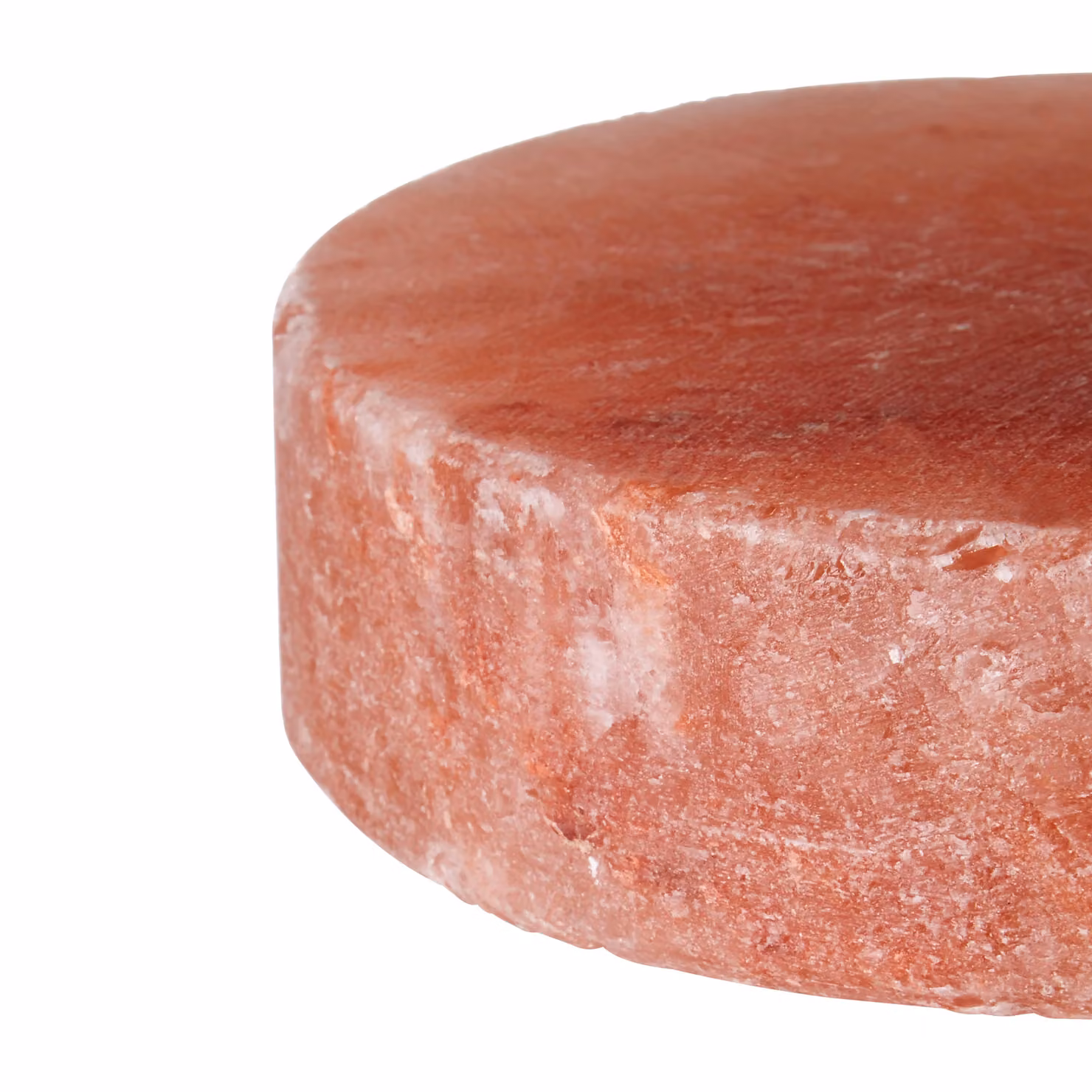 Orsina Himalayan Natural Round Salt Tile in Orange and Pink – 4