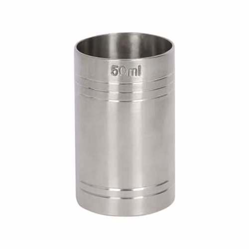 Rink Drink Stainless Steel Jigger Thimble Measure, 50ml, Silver – 1
