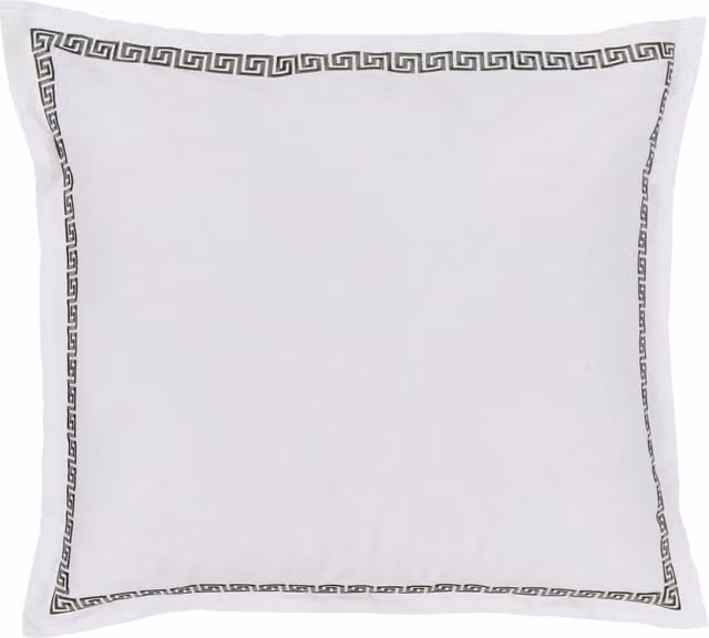 Bedeck of Belfast Yoko Square Pillowcases, 2 Pack, Green, Pure Cotton