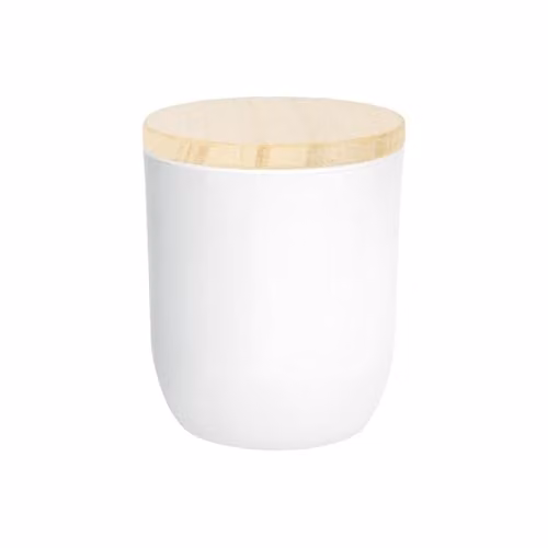 Nicola Spring Coconut & Lime Scented Soy Wax Candle, 130g, White Glass Jar – 1