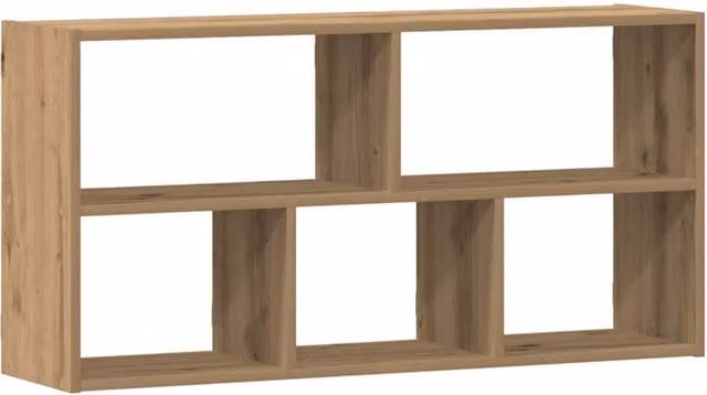 Berkfield Home Artisan Oak Wall Shelf, Brown, W/D/H: 100 x 25 x 50 cm – 1
