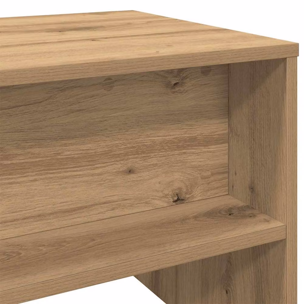 Berkfield Home Artisan Oak TV Cabinet in Brown, W/D/H: 100 x 40 x 40 cm – 4