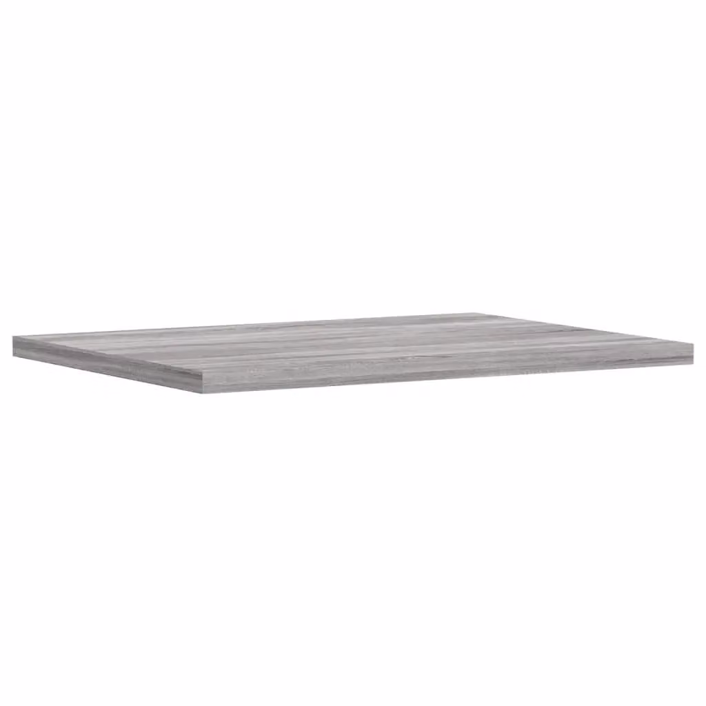 Berkfield Home Set of 4 Wall Mounted Shelves in Grey Sonoma, W: 40 cm, D: 30 cm, H: 1.5 cm – 2
