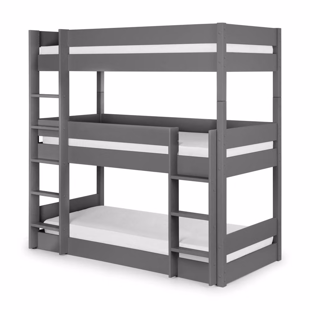 Cheshire Glacier Bunk Bed in Anthracite Grey, Single 90 x 200 cm – 2