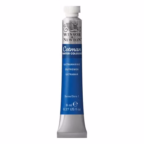 Winsor & Newton Cotman Watercolour Paint, Ultramarine Blue, 8.5 ml – 2