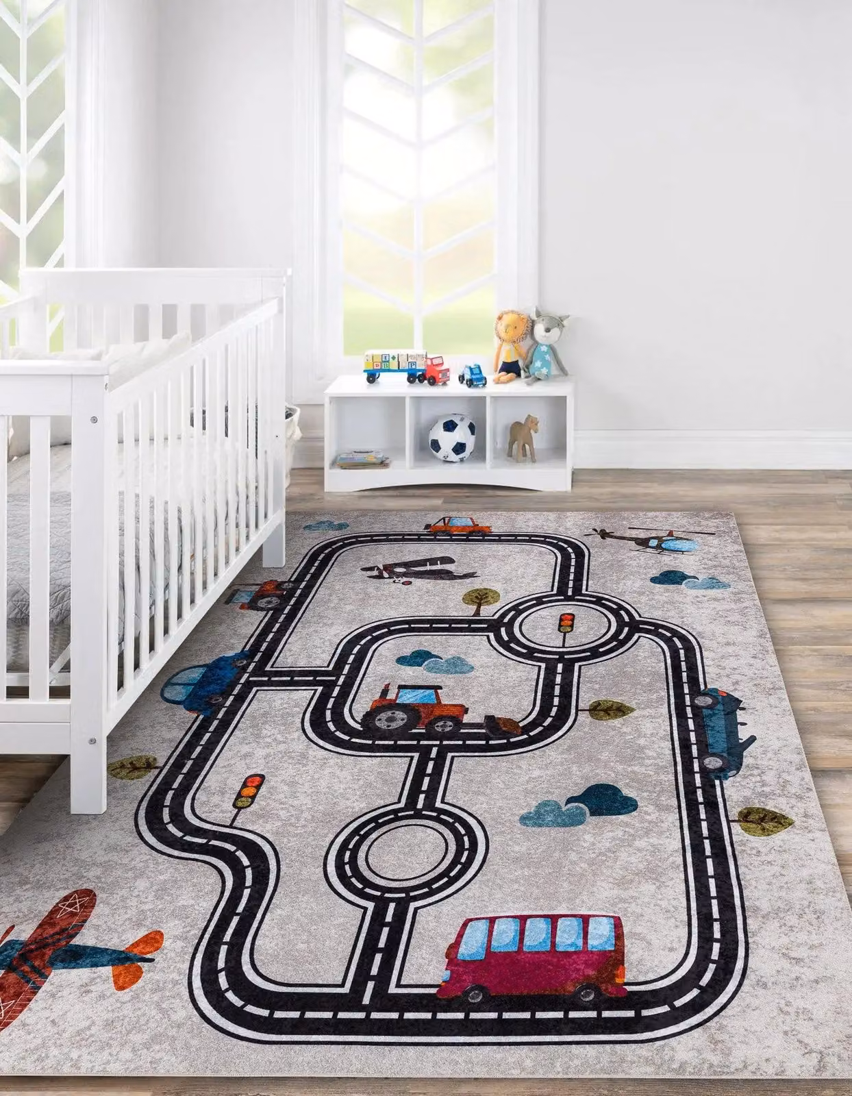 RugsX Junior Kids Motif Rug in Beige, W: 200 cm, L: 290 cm – 4