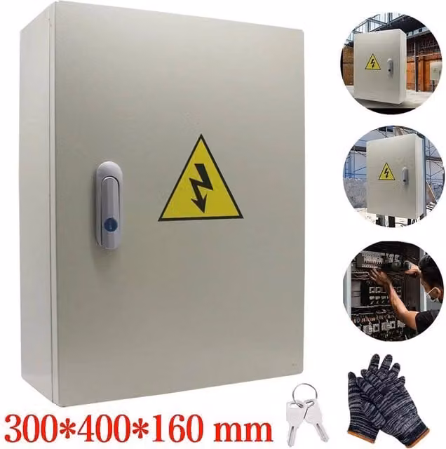 Ventryn IP65 Waterproof Electric Enclosure Distribution Box in Grey