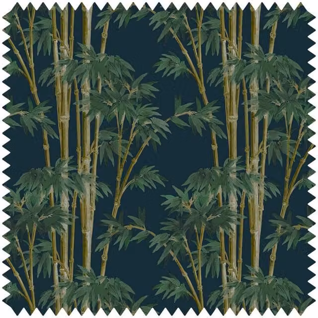 House of Hackney BAMBUSA Velvet in Green and Blue