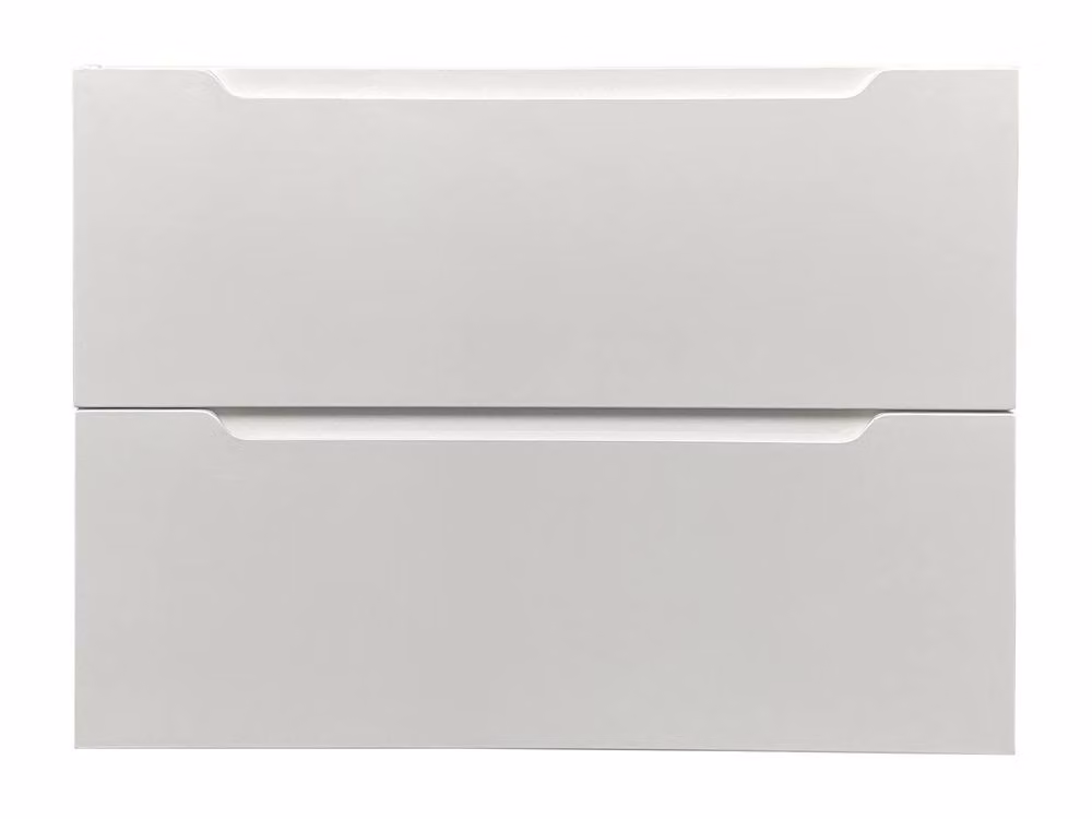 Vente-unique STEFANIE Suspended Under Basin Unit, White, W: 80 cm, D: 46 cm, H: 57 cm – 2