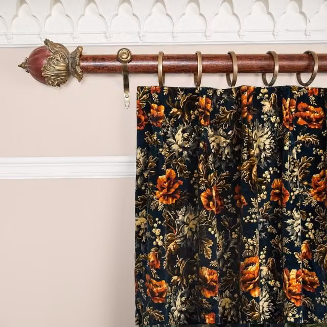 House of Hackney OPIA Velvet Curtain in Midnight Blue