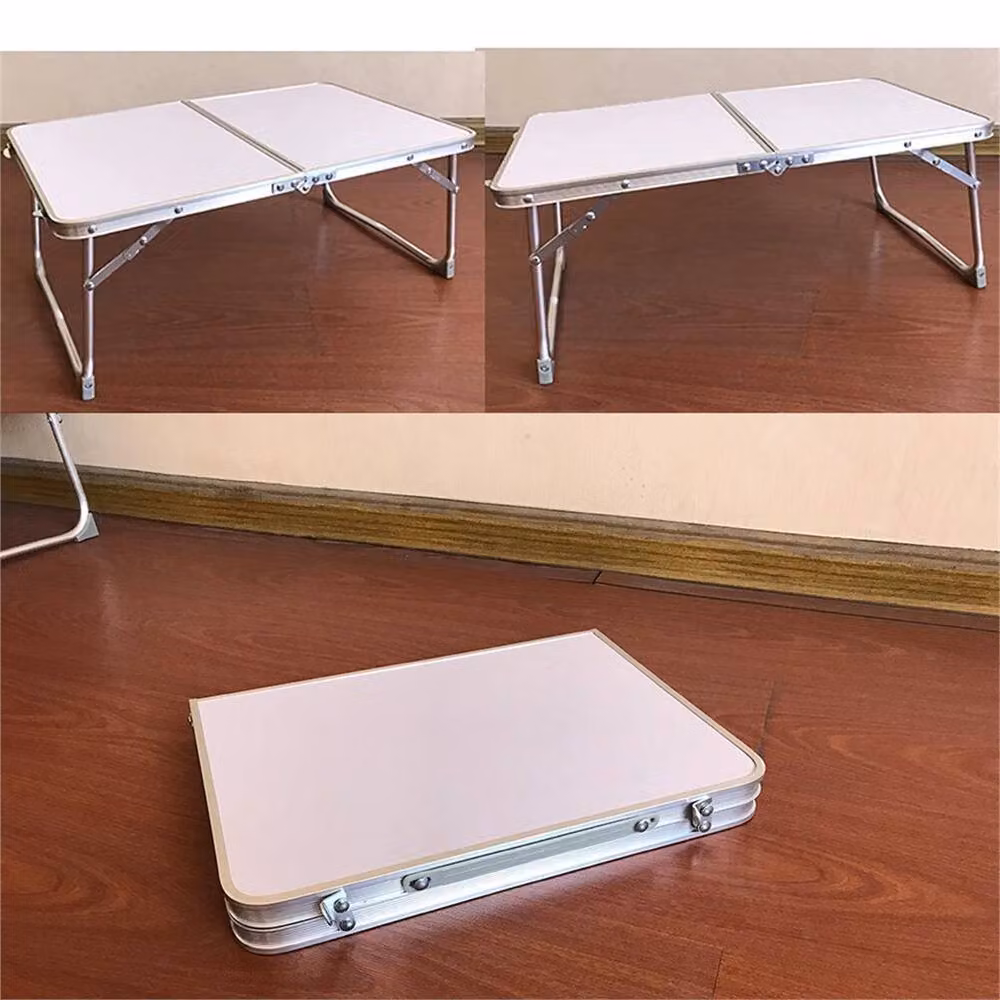 SPETLEK White Adjustable Folding Trestle Table W: 60 cm, D: 40 cm, H: 26 cm – 2