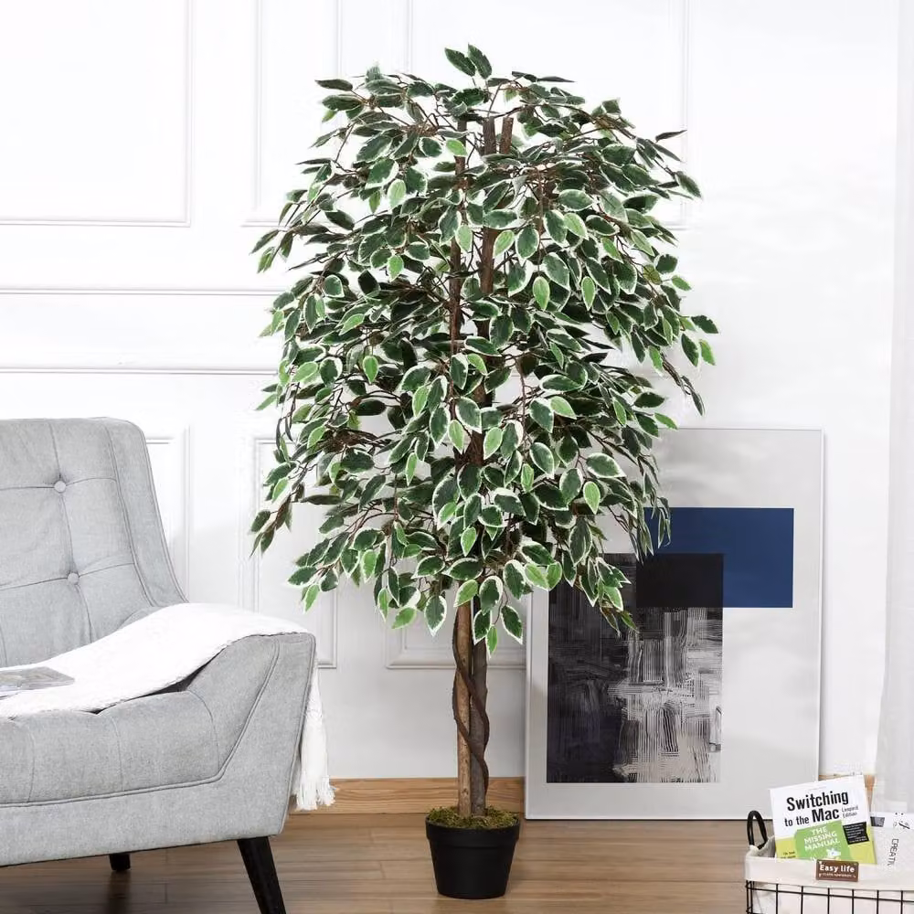 Wyld Haus Keco Yona 160cm Artificial Ficus Indoor Plant in Green Decorative Pot – 3