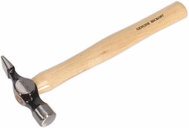 Loops 16oz Joiners Hammer with Hickory Wooden Shaft and Drop Forged Carbon Steel Head in Brown