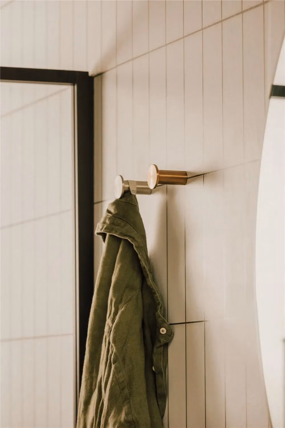 Cosmic Wall Mounted Robe and Coat Hook in Brushed Silver Grey from the Architect S+ Collection – 1