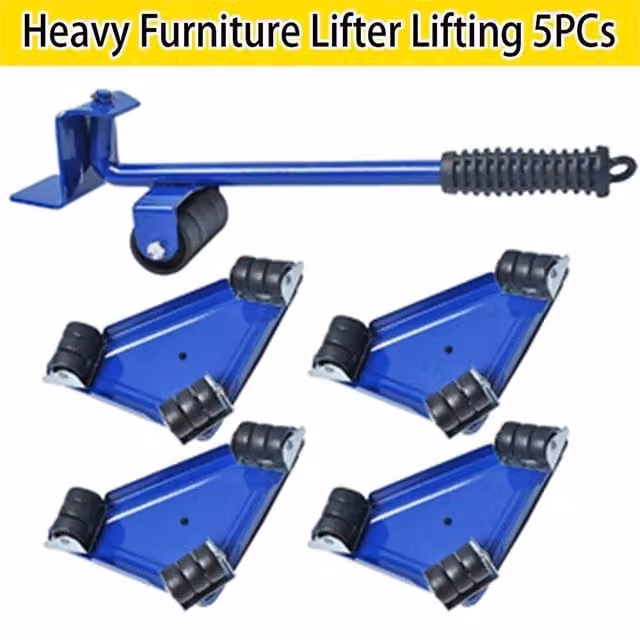 KORVIXA Heavy Furniture Lifter Shifter Remover in Blue