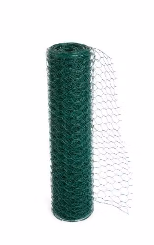 Actiaspet Green PVC Coated Galvanised Steel Wire Mesh Fencing, W: 60 cm, H: 90 cm, D: 60 cm – 1