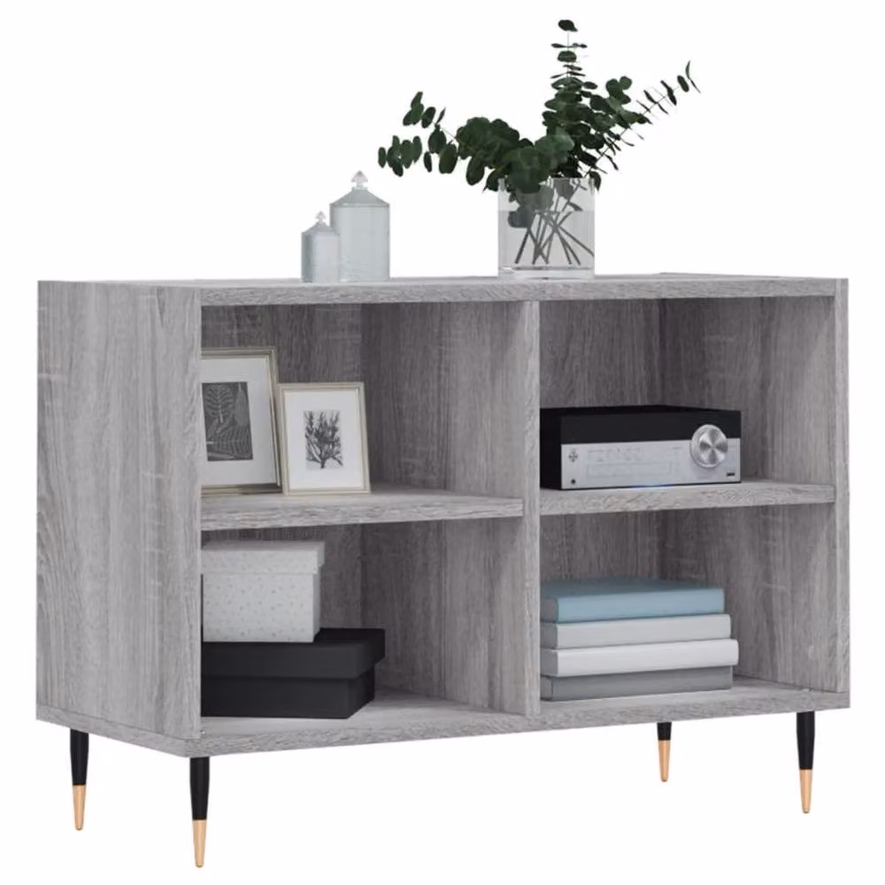 Berkfield Home Grey TV Cabinet W: 69.5 cm, D: 30 cm, H: 50 cm – 3