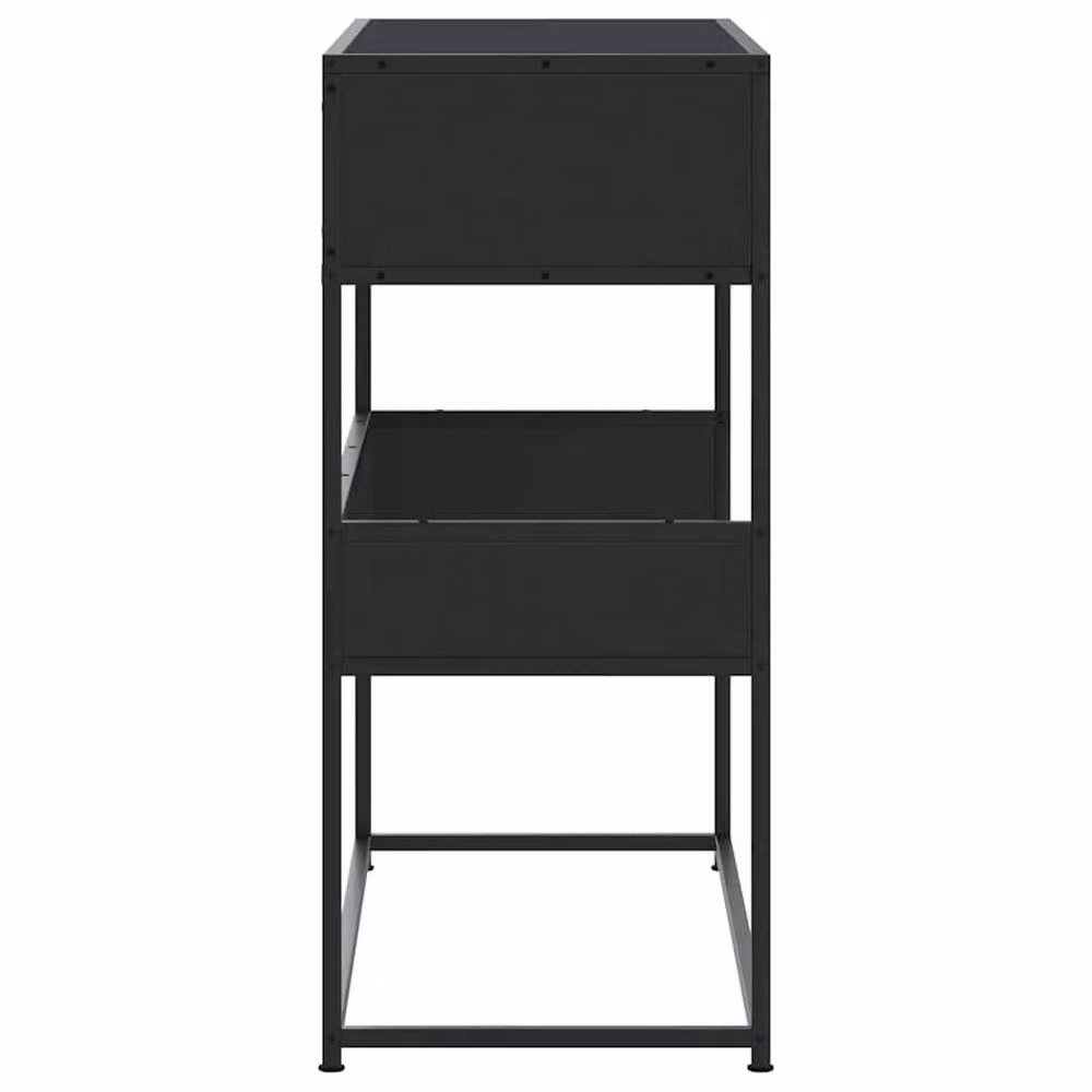 Berkfield Home Decorative Console Table in Black, W/D/H: 90 x 35 x 80 cm – 3