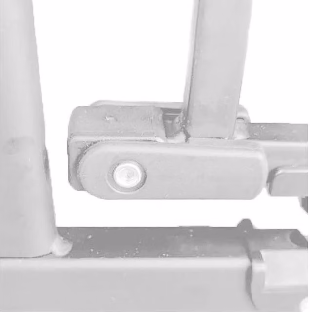 Safetots Elite Pressure Baby Gate, White, W: 116 cm - 125 cm