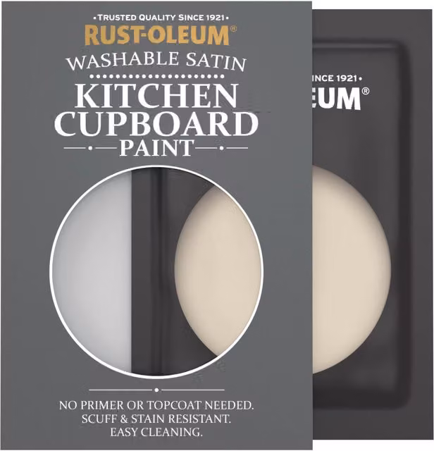 Rust-Oleum Kitchen Cupboard Satin Finish Tester Sachet in Warm Clay, 10ml