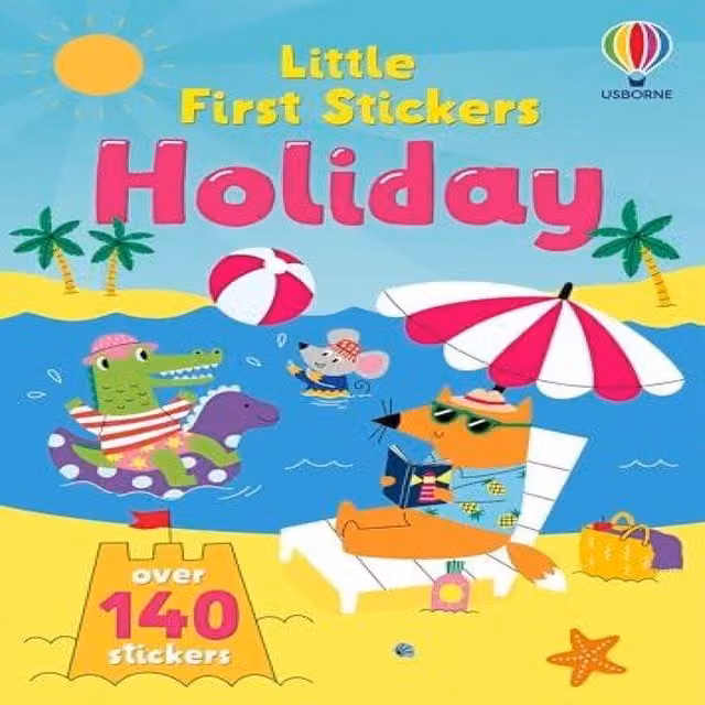 Usborne Publishing Little First Stickers Holiday Paperback Book by Jessica Greenwell, Multicolour
