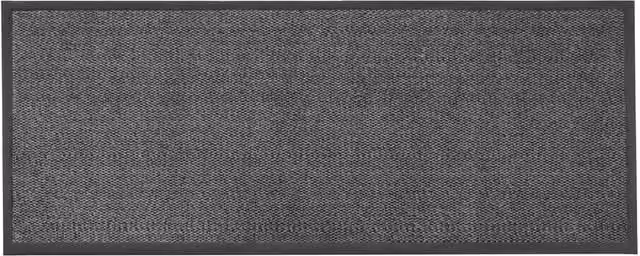 JVL Commodore Barrier Mat, Grey, W: 60 cm, D: 80 cm