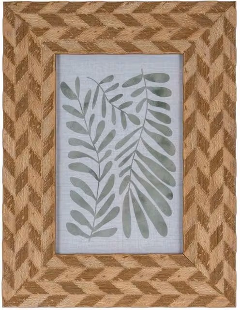 KDMD Nord Freestanding Rectangular Photo Frame in Brown, 10 x 15 cm – 1