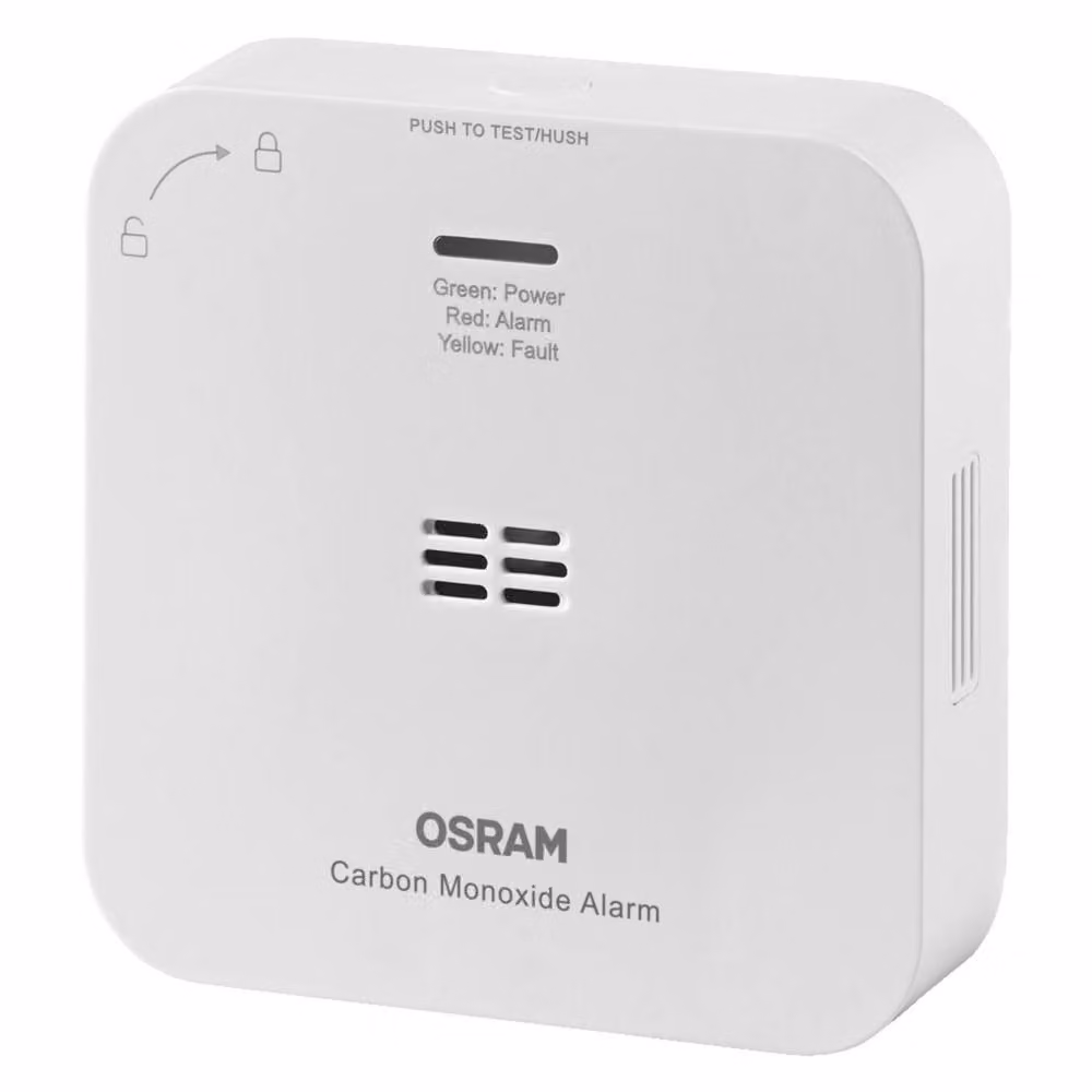 Osram Smart+ WiFi Carbon Monoxide CO Detector in White with Triple Alarm Feature – 2