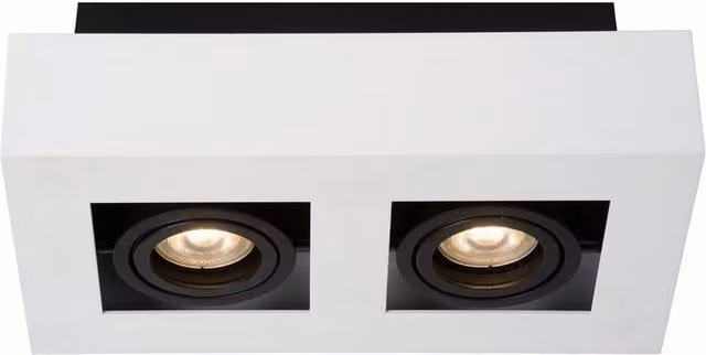 Lucide Modern Adjustable LED Ceiling Spotlight in White
