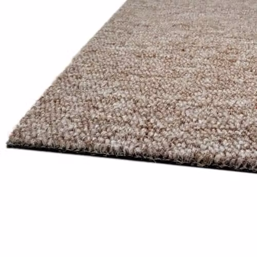 Vinyl Flooring UK Beige Oat Loop Pile Polypropylene Carpet Tiles, 5.5mm Pile Height, 5m2 (20 Tiles per Box) – 2